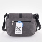 Сумка Саломея 106 македония серый + черный