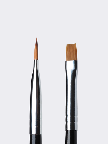 NR Кисть №02 для геля с прямым ворсом (10 мм)