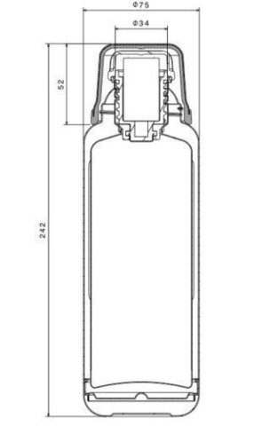 Картинка термос Bobber Flask-470 Matte - 2