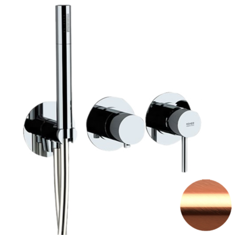 Remer X97D3PWBRP Смеситель для душа Remer X Style X97D3PWBRP, медь брашированная