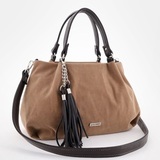 Сумка Саломея 607 эко-замша песочный