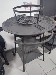 Чугунный "FANTASTIC GRILL" Везувий Ø 700 (чаша+подставка+плита Gurman Ø700+крышка)