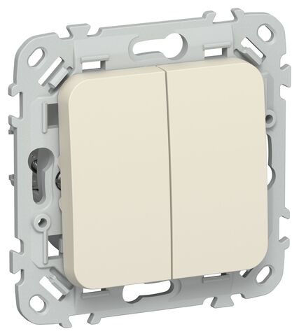 FLITE Выключ. 2-кл. 10А ВС12-1-0-ФлСл сл IEK