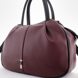 Сумка Саломея 479 наппа бордо + черный