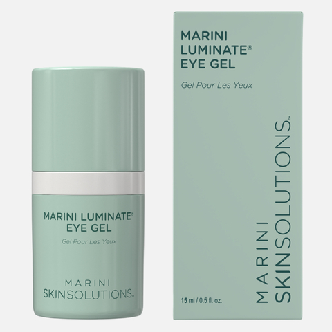 MARINI SKINSOLUTIONS Luminate Eye Gel Концентрированная сыворотка для кожи вокруг глаз с эффектом сияния против темных кругов и морщин, 15 мл