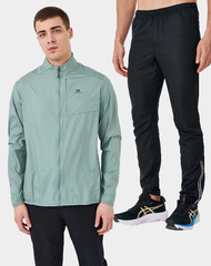Костюм мужской беговой Nordski Upcast Run 2.0 Ice Mint-Black