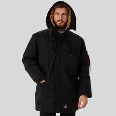 Парка Alpha Industries N-3B Alpine Parka Gen ll Black (Черная)