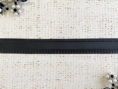 Тесьма брючная, ш. 1,5-1,6 см., пр-во Россия, тёмно-серый