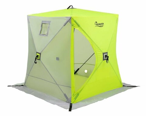 Купить Зимняя палатка Куб Premier 1,8х1,8 (PR-ISCI-180YLG) недорого.