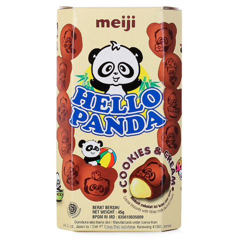 Печенье Meiji Hello Panda со вкусом печенья и крема 45гр