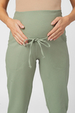 Спортивные брюки для беременных 15845 шалфей