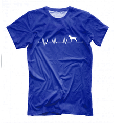 Футболка "Кане Корсо - сердечный ритм