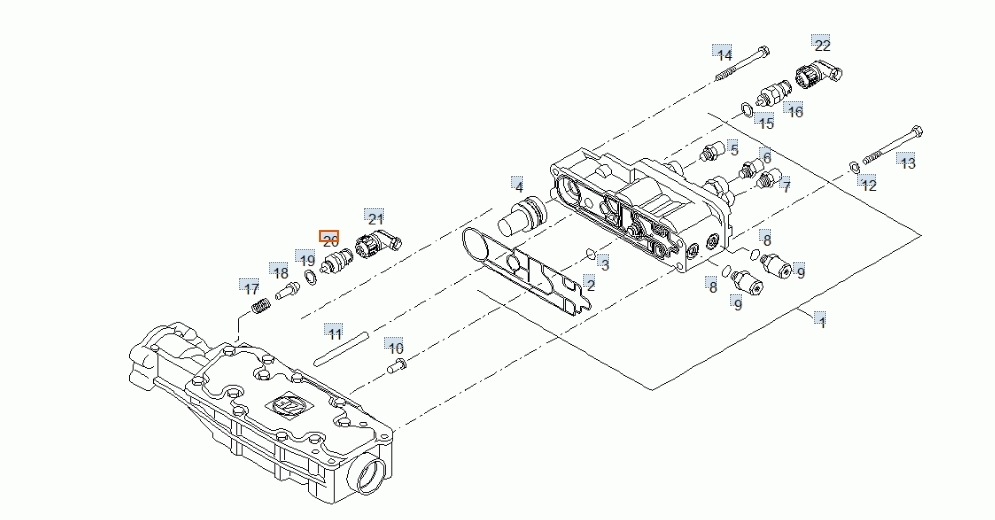 Коробка передач zf 16 схема датчики