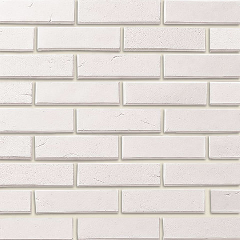 Клинкервиль 1010, цвет белый - Искусственная плитка под покраску для имитации кирпичной кладки