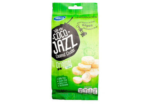 Кокосовые снеки с оригинальным вкусом "Coco Jazz", 30г