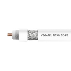 Кабельная сборка VEGATEL 5D/FB (Titan, белый) (N-male - SMA-male)