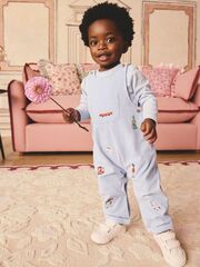 Боди с длинным рукавом и комбинезон в комлекте для малышей Next B59-157, Голубой