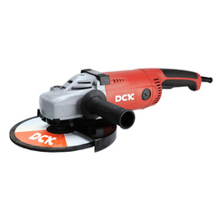DCK (KSM06-230) Машина шлифовальная угловая, 2100 Вт, 230 мм, плавный пуск, пылезащита