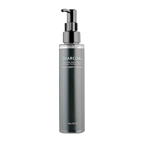 TheYEON Charcoal Black Deep Cleanser - Масло очищающее с древесным углём