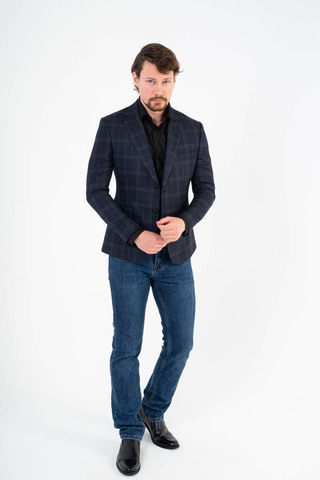 Пиджак мужской приталенный Slim Fit Cesare Mariano 12/020