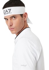 Бандана теннисная EA7 Tennis Pro Headband - white/black
