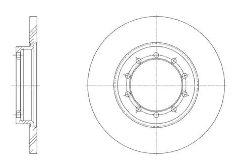 Диск тормозной G-brake  GR-11002