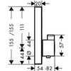 Термостат встраиваемый на 1 потребителя Hansgrohe ShowerSelect 15762000