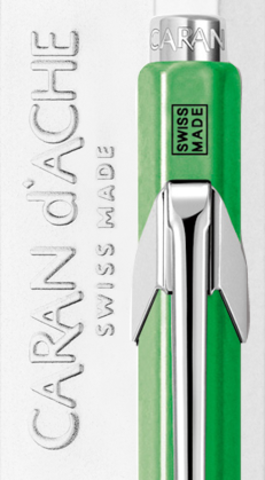 Ручка шариковая Caran d'Ache 849 Office Pop Line Green (849.73)