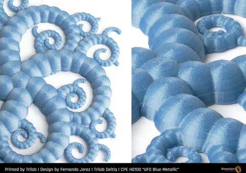 Пластик для 3D-принтера Fillamentum CPE HG100 UFO Blue Metallic