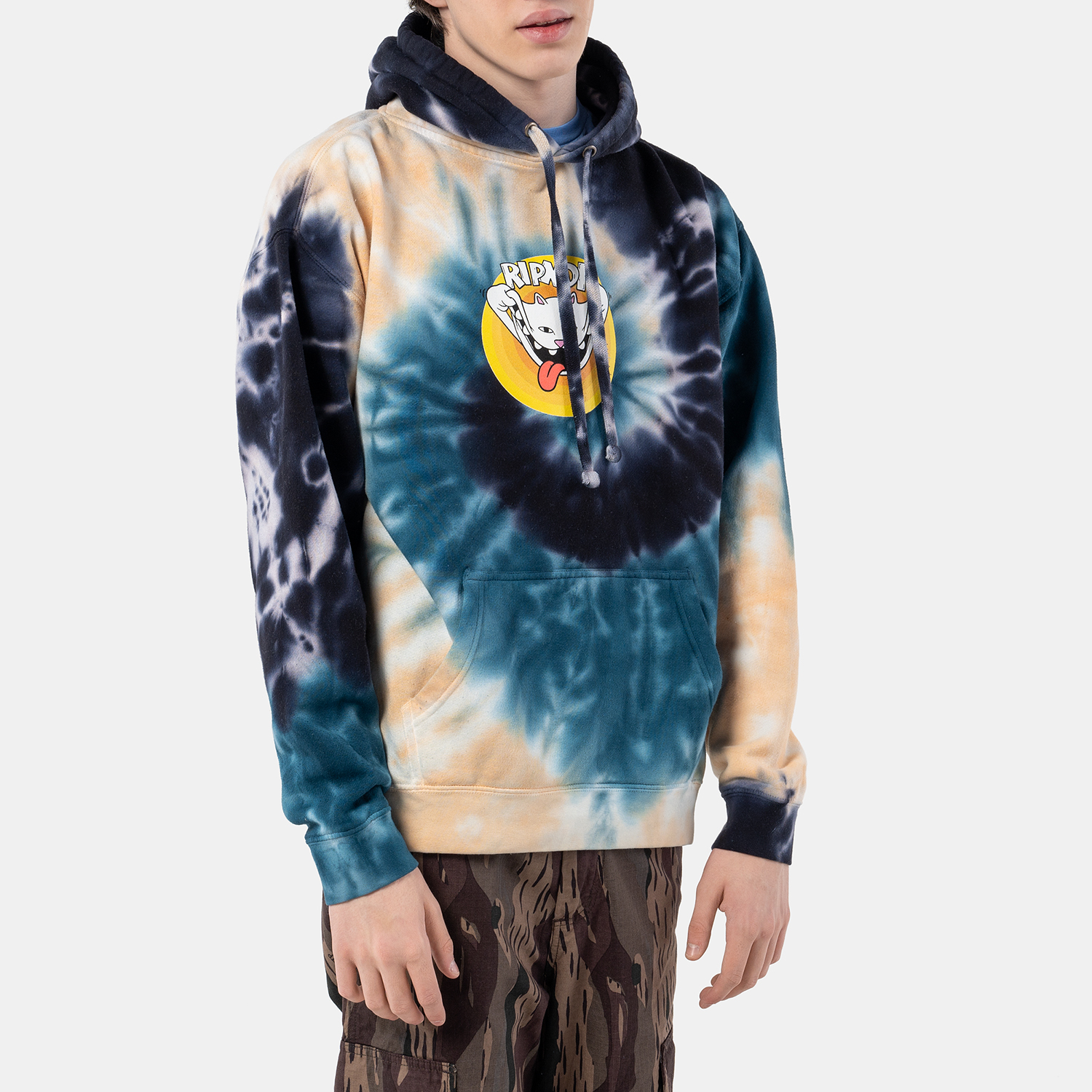 Navy tie dye hoodie 2025