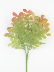 Искусственная зелень - листья рябины, букет 35 см.