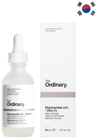 The Ordinary Niacinamide 10%+Zinc 1% 60ml Корея