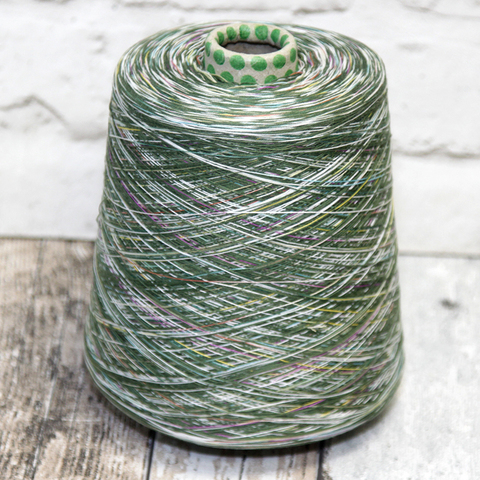 Хлопок MISSONI TRAFI 40/3 бело-зеленый