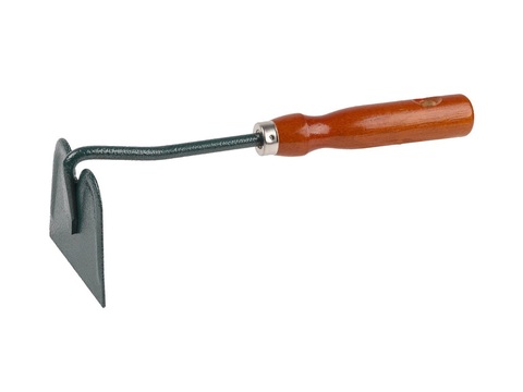 GRINDA 250 мм, прямое лезвие, углеродистая сталь, деревянная ручка, Садовая мотыжка (8-421231)