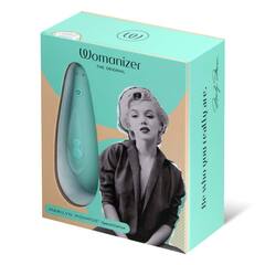 Мятный бесконтактный клиторальный стимулятор Womanizer Marilyn Monroe Special Edition - 