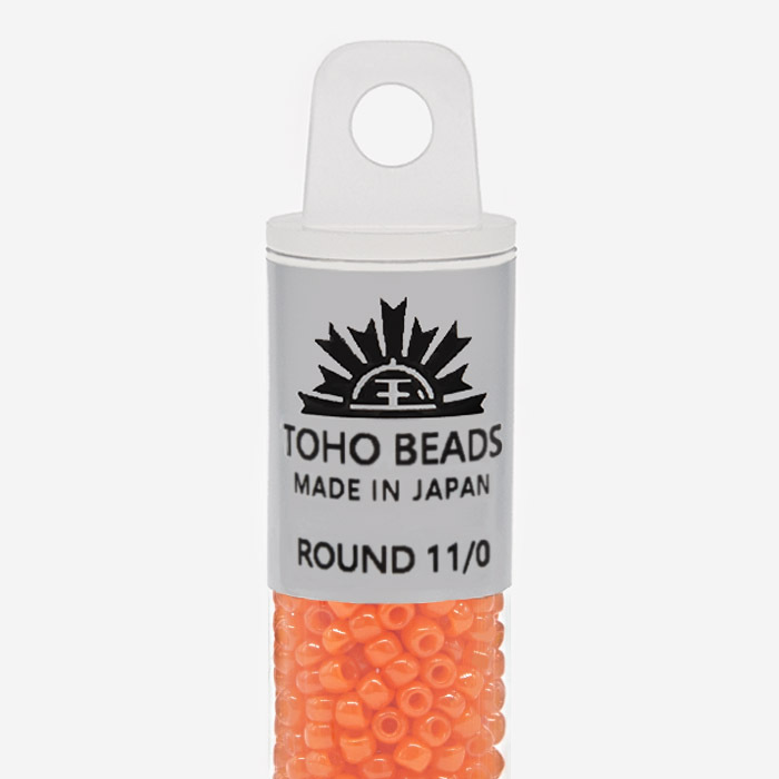 Японский бисер TOHO Round 11/0 (№50A), непрозрачный глянцевый