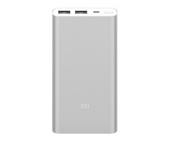 Внешний аккумулятор Xiaomi Mi Power Bank 2i 10000 mah 2 USB Silver