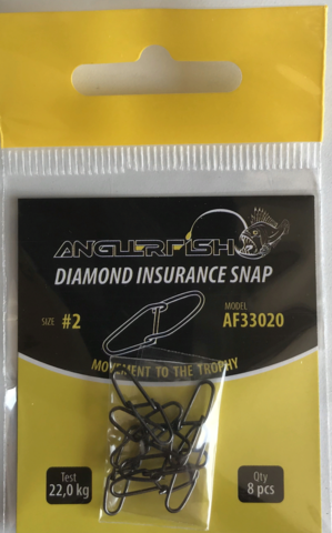 Anglerfish Diamond insurance snap #2 Застежка (продажа от 5 шт)
