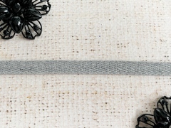 Лента киперная, хлопок, ш. 1 см, серый