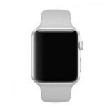 Силиконовый эластичный ремешок без застежек 42 мм / 44 мм / 45 мм / 49 мм для Apple Watch (размер - 147 мм) (Серый)