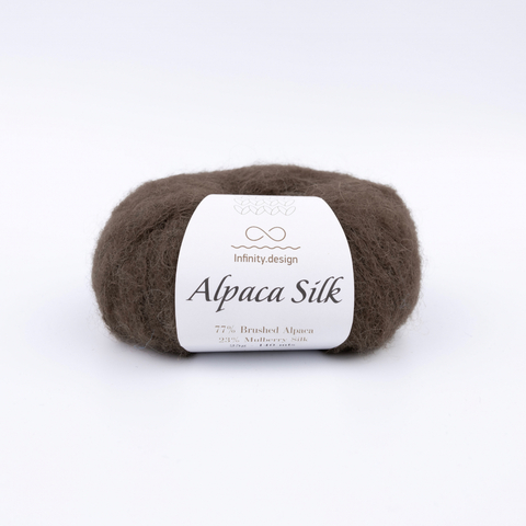 Пряжа Infinity Alpaca Silk 3072 шоколад
