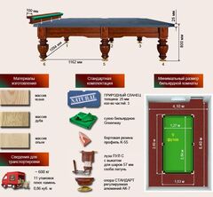 Бильярдный стол для пула 