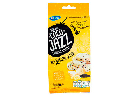 Кокосовые снеки с кунжутом "Coco Jazz", 30г