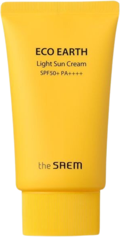 The Saem Sun Крем солнцезащитный Eco Earth Light Sun Cream SPF 50+ PA++++