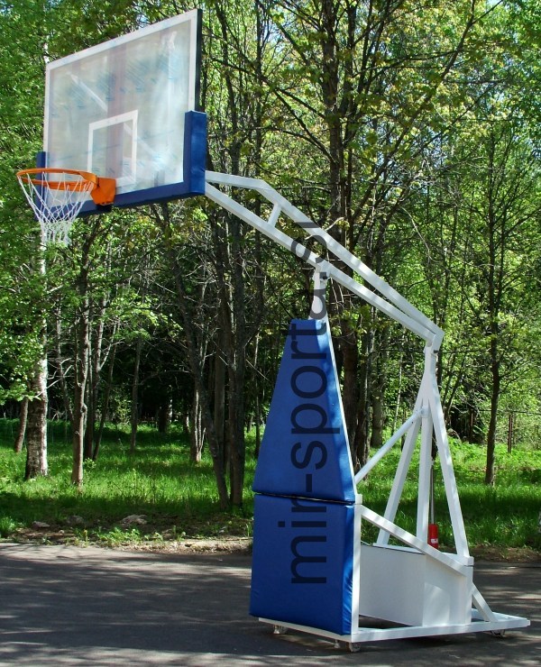 Стойка баскетбольная мобильная складная с гидромеханизмом START-325.