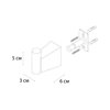 Fixsen TREND GRAPHITE Крючок одинарный FX-98005