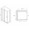 Abber Sonnenstrand AG04110S-S85 Душевой уголок, 110x85x195, цвет: хром