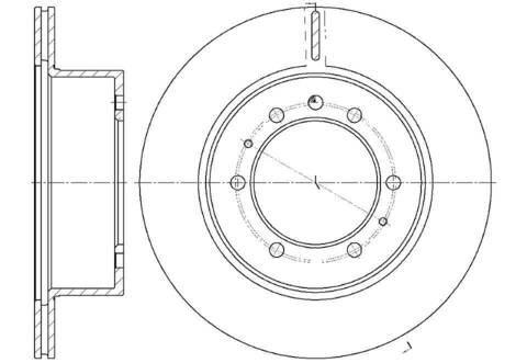 Диск тормозной вентилируемый G-brake  GR-20036
