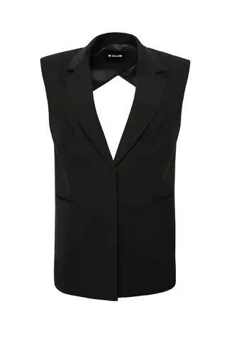 “Open back vest” Жилет с открытой спиной