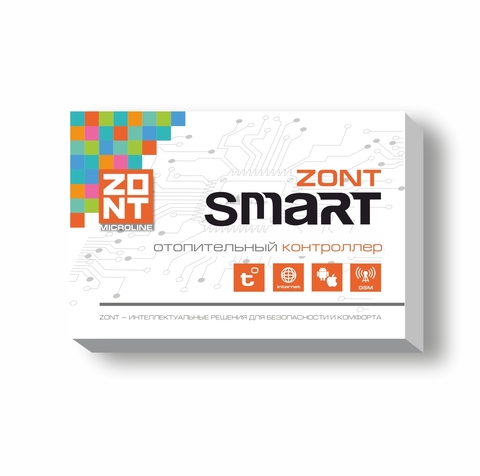 Отопительный контроллер для электрических и газовых котлов ZONT SMART